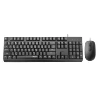 Rapoo X130 Pro Wired Black Bangla Keyboard & Mouse Combo